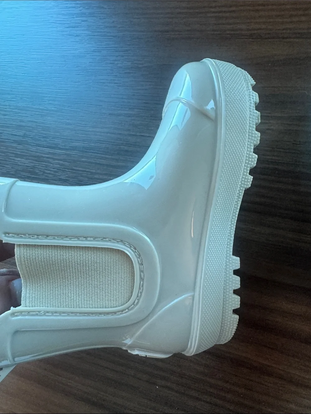 BearPaw Kids Chelsea Rain Boots - Creamy White